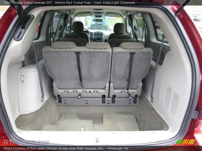 Inferno Red Crystal Pearl / Dark Khaki/Light Graystone 2007 Dodge Grand Caravan SXT