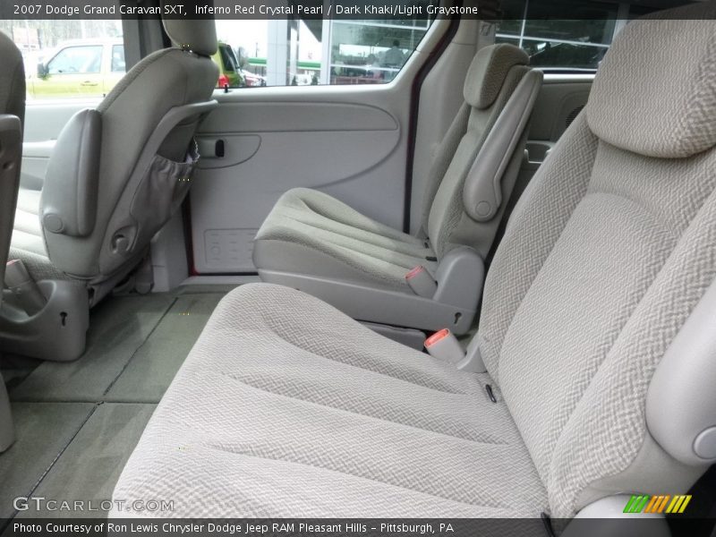 Inferno Red Crystal Pearl / Dark Khaki/Light Graystone 2007 Dodge Grand Caravan SXT
