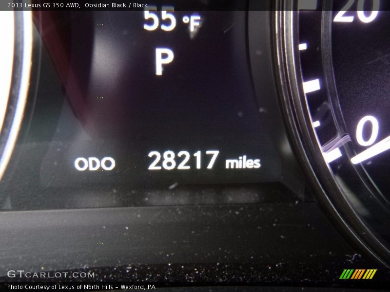 Obsidian Black / Black 2013 Lexus GS 350 AWD