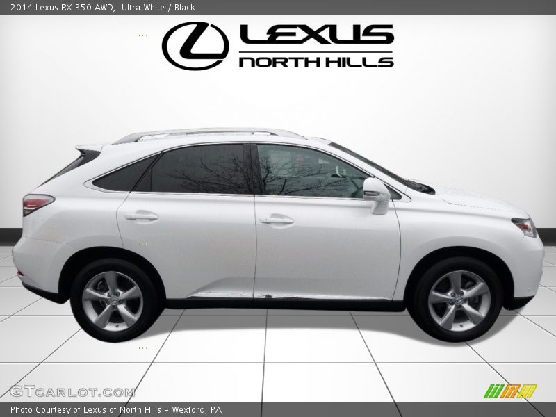 Ultra White / Black 2014 Lexus RX 350 AWD