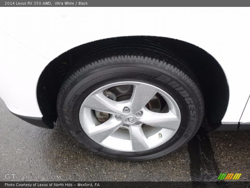 Ultra White / Black 2014 Lexus RX 350 AWD
