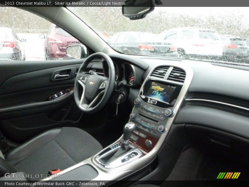 Silver Ice Metallic / Cocoa/Light Neutral 2013 Chevrolet Malibu LT