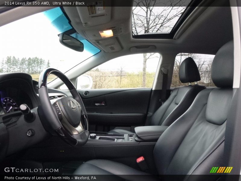 Ultra White / Black 2014 Lexus RX 350 AWD