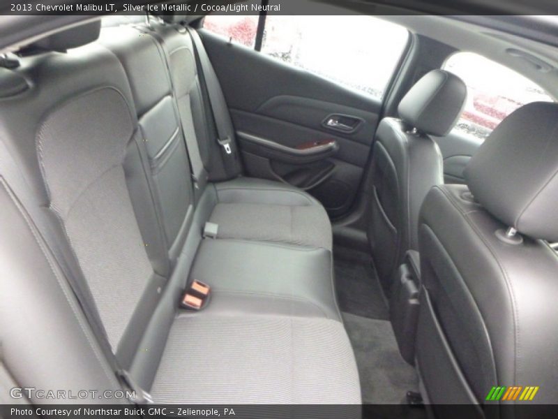 Silver Ice Metallic / Cocoa/Light Neutral 2013 Chevrolet Malibu LT