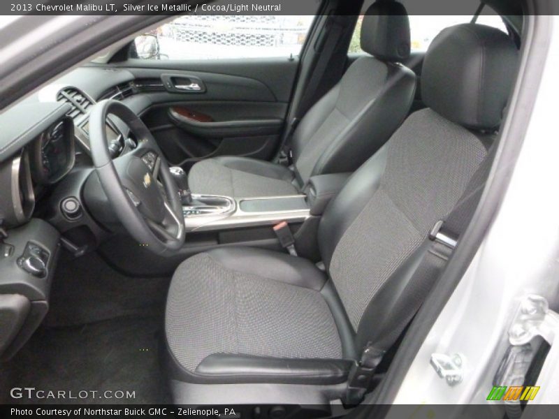 Silver Ice Metallic / Cocoa/Light Neutral 2013 Chevrolet Malibu LT