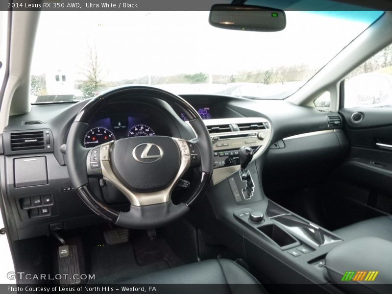 Ultra White / Black 2014 Lexus RX 350 AWD
