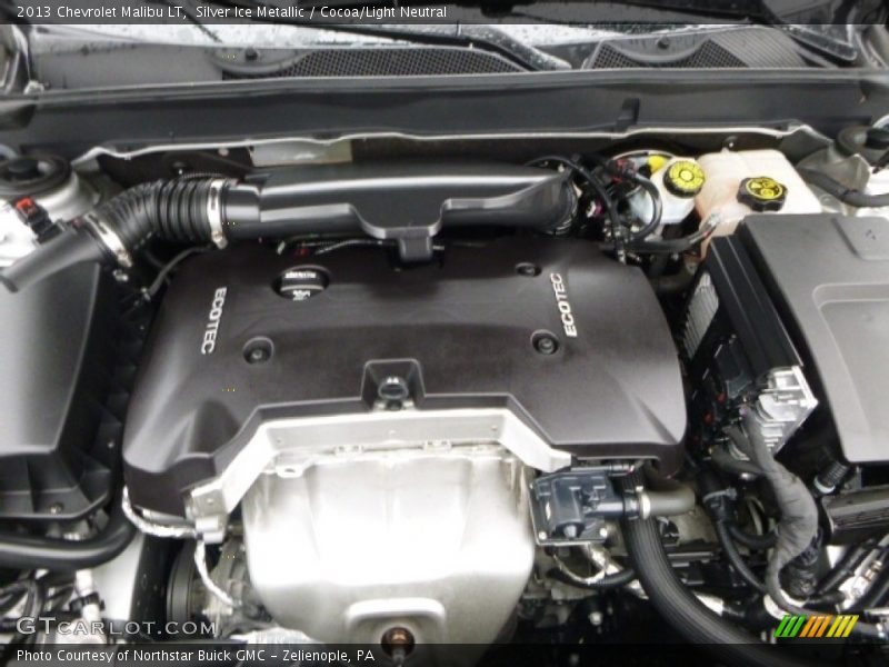 Silver Ice Metallic / Cocoa/Light Neutral 2013 Chevrolet Malibu LT