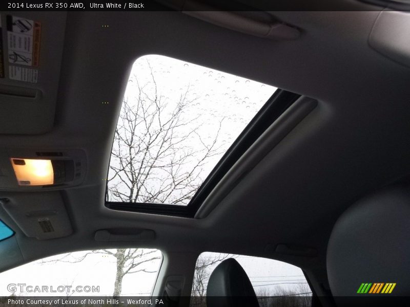 Ultra White / Black 2014 Lexus RX 350 AWD