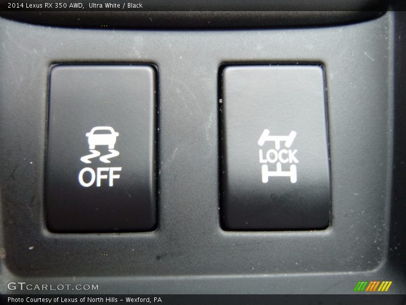 Ultra White / Black 2014 Lexus RX 350 AWD