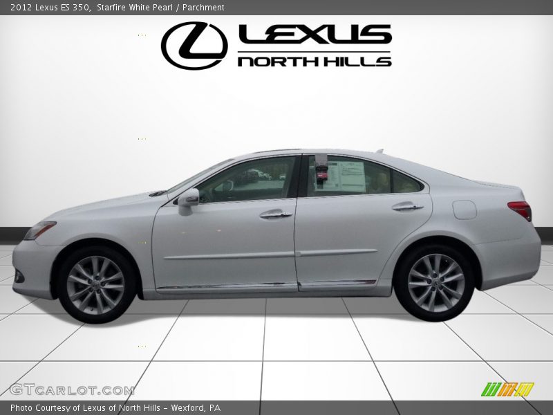 Starfire White Pearl / Parchment 2012 Lexus ES 350