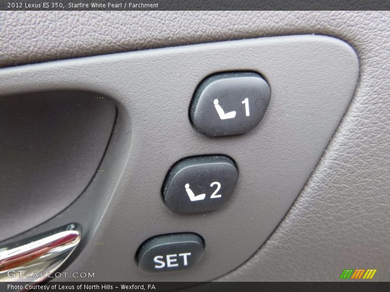 Starfire White Pearl / Parchment 2012 Lexus ES 350