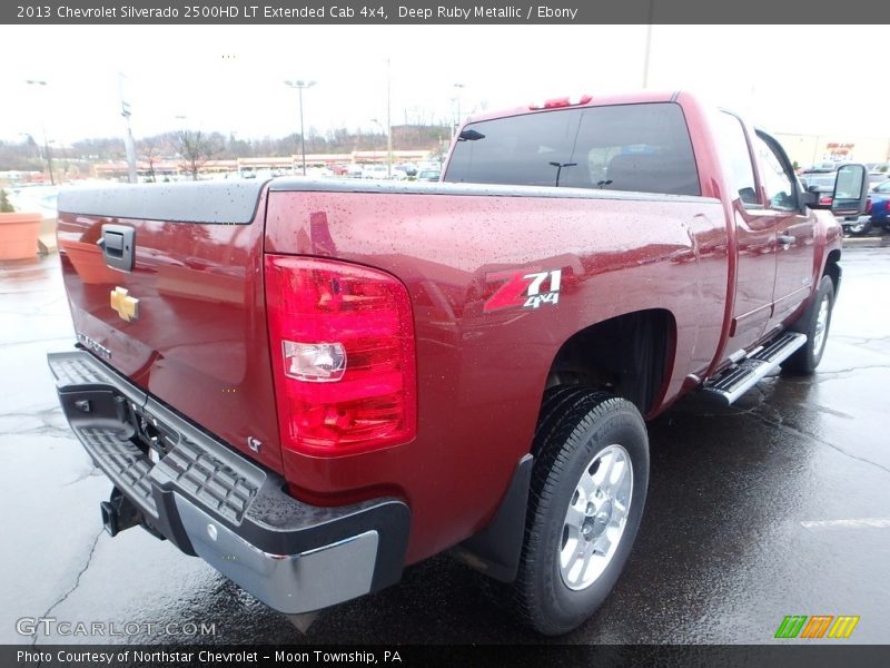 Deep Ruby Metallic / Ebony 2013 Chevrolet Silverado 2500HD LT Extended Cab 4x4