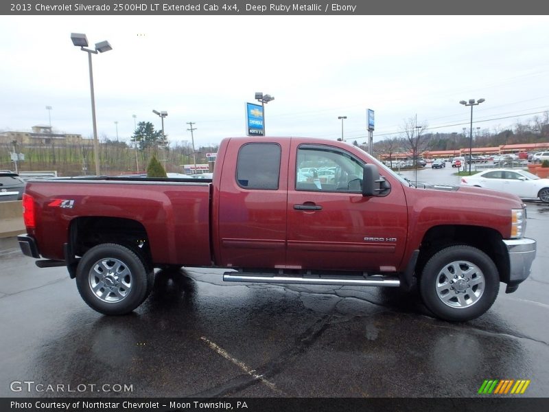 Deep Ruby Metallic / Ebony 2013 Chevrolet Silverado 2500HD LT Extended Cab 4x4