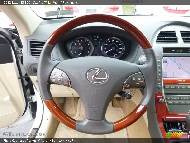 Starfire White Pearl / Parchment 2012 Lexus ES 350