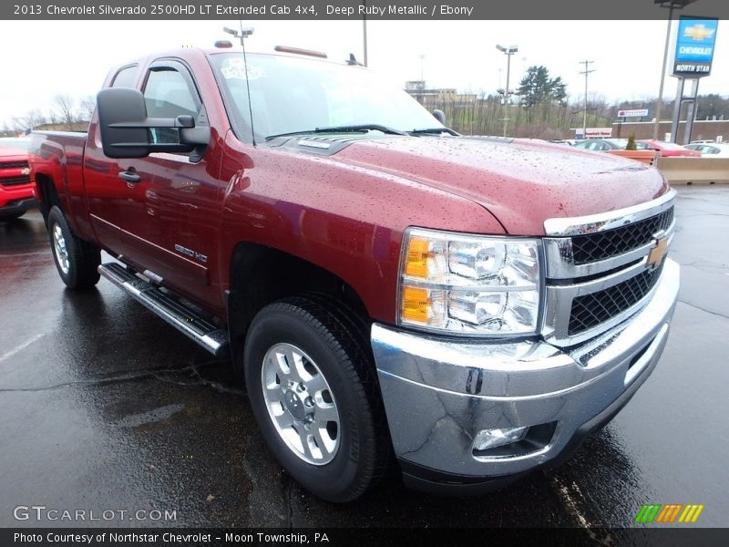 Deep Ruby Metallic / Ebony 2013 Chevrolet Silverado 2500HD LT Extended Cab 4x4