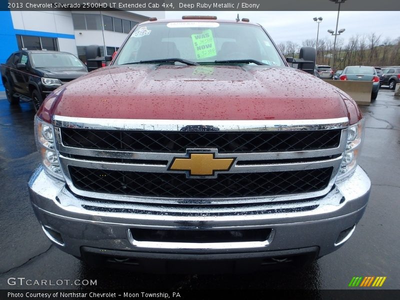 Deep Ruby Metallic / Ebony 2013 Chevrolet Silverado 2500HD LT Extended Cab 4x4