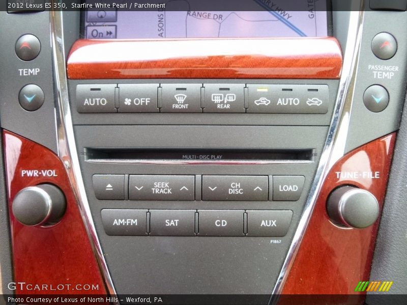 Starfire White Pearl / Parchment 2012 Lexus ES 350