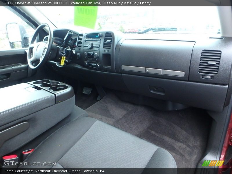 Deep Ruby Metallic / Ebony 2013 Chevrolet Silverado 2500HD LT Extended Cab 4x4