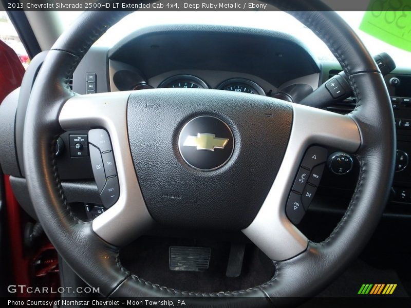 Deep Ruby Metallic / Ebony 2013 Chevrolet Silverado 2500HD LT Extended Cab 4x4
