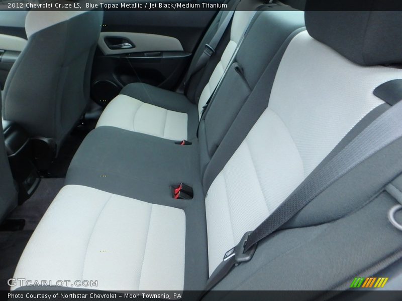 Blue Topaz Metallic / Jet Black/Medium Titanium 2012 Chevrolet Cruze LS