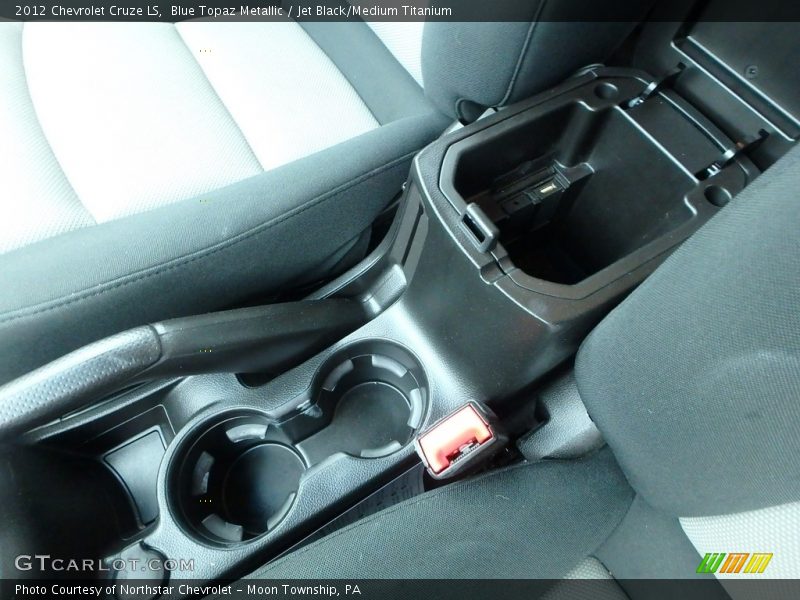 Blue Topaz Metallic / Jet Black/Medium Titanium 2012 Chevrolet Cruze LS