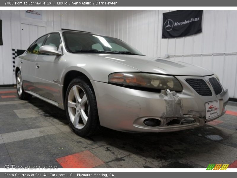 Liquid Silver Metallic / Dark Pewter 2005 Pontiac Bonneville GXP