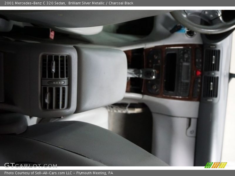 Brilliant Silver Metallic / Charcoal Black 2001 Mercedes-Benz C 320 Sedan