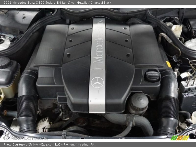 Brilliant Silver Metallic / Charcoal Black 2001 Mercedes-Benz C 320 Sedan