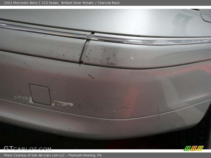 Brilliant Silver Metallic / Charcoal Black 2001 Mercedes-Benz C 320 Sedan