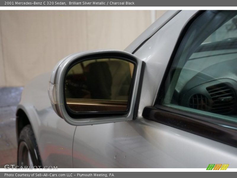 Brilliant Silver Metallic / Charcoal Black 2001 Mercedes-Benz C 320 Sedan