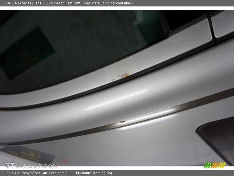 Brilliant Silver Metallic / Charcoal Black 2001 Mercedes-Benz C 320 Sedan