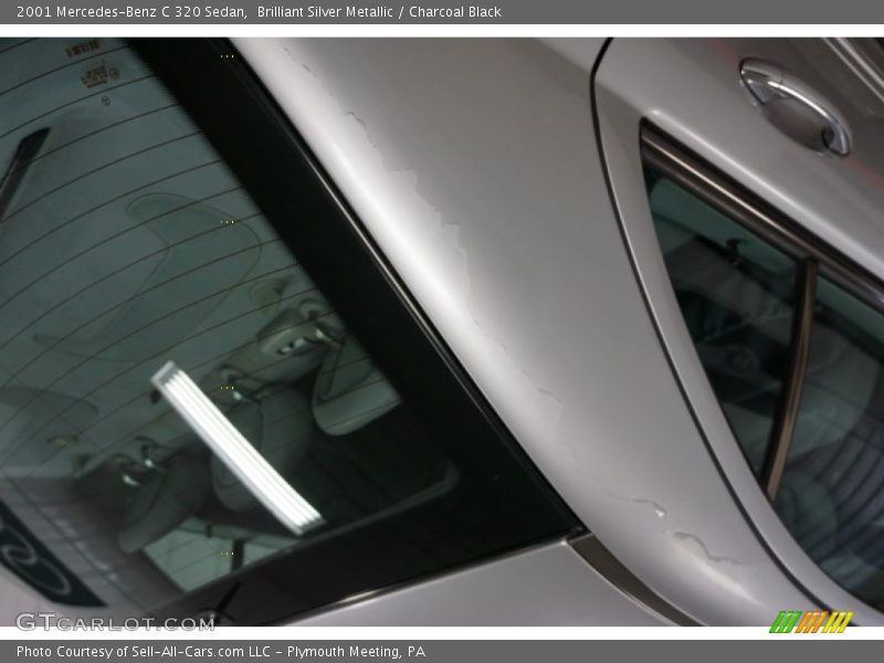 Brilliant Silver Metallic / Charcoal Black 2001 Mercedes-Benz C 320 Sedan