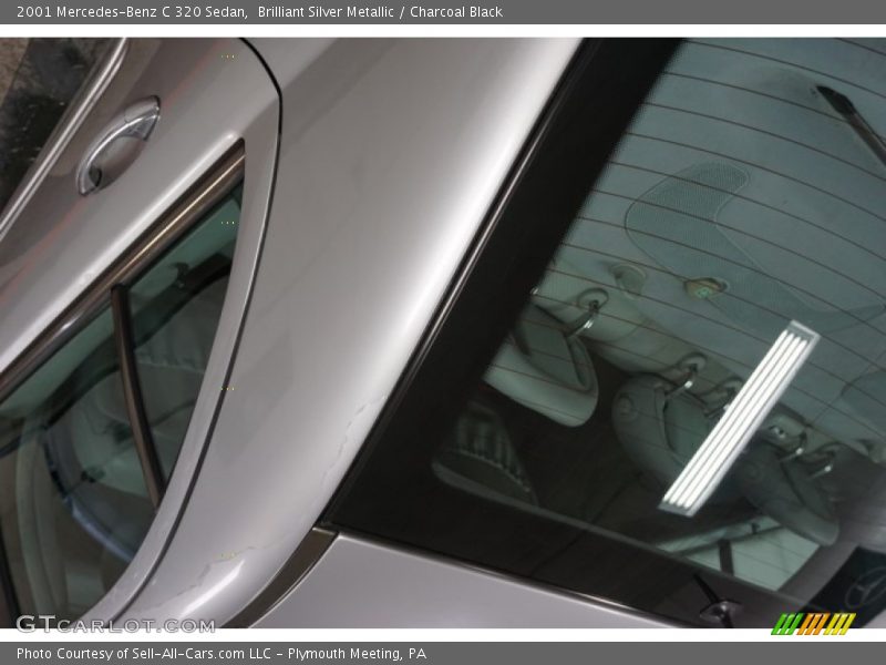 Brilliant Silver Metallic / Charcoal Black 2001 Mercedes-Benz C 320 Sedan
