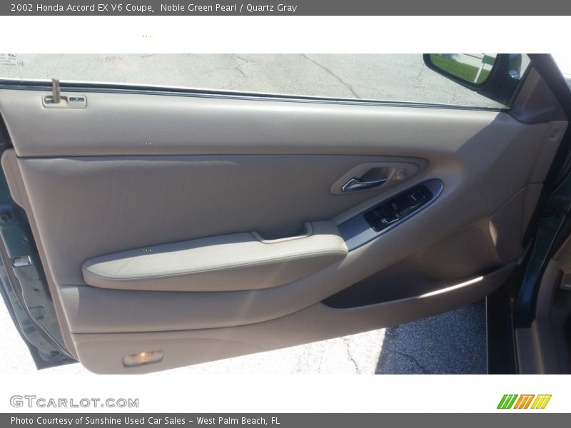 Noble Green Pearl / Quartz Gray 2002 Honda Accord EX V6 Coupe