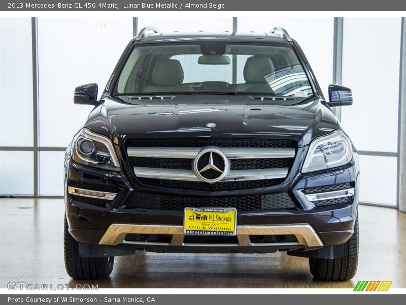 Lunar Blue Metallic / Almond Beige 2013 Mercedes-Benz GL 450 4Matic