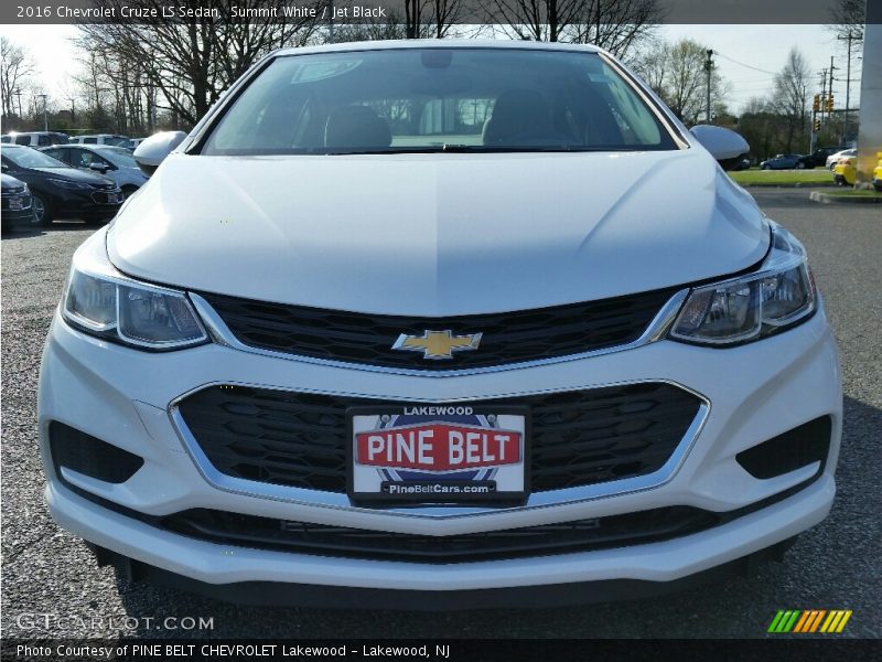 Summit White / Jet Black 2016 Chevrolet Cruze LS Sedan