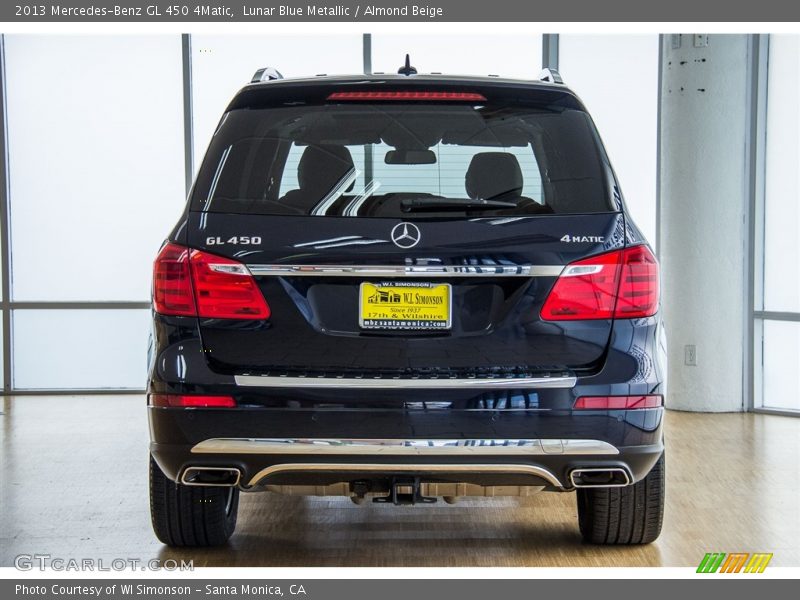 Lunar Blue Metallic / Almond Beige 2013 Mercedes-Benz GL 450 4Matic