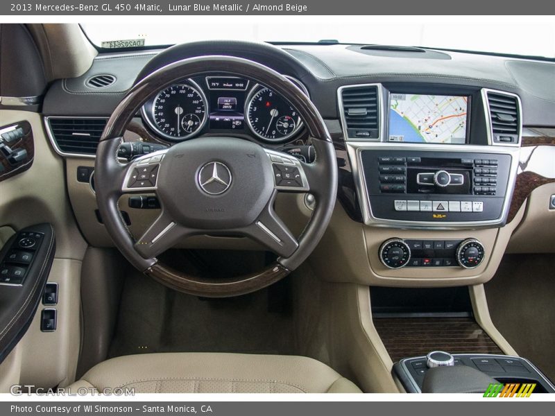 Lunar Blue Metallic / Almond Beige 2013 Mercedes-Benz GL 450 4Matic