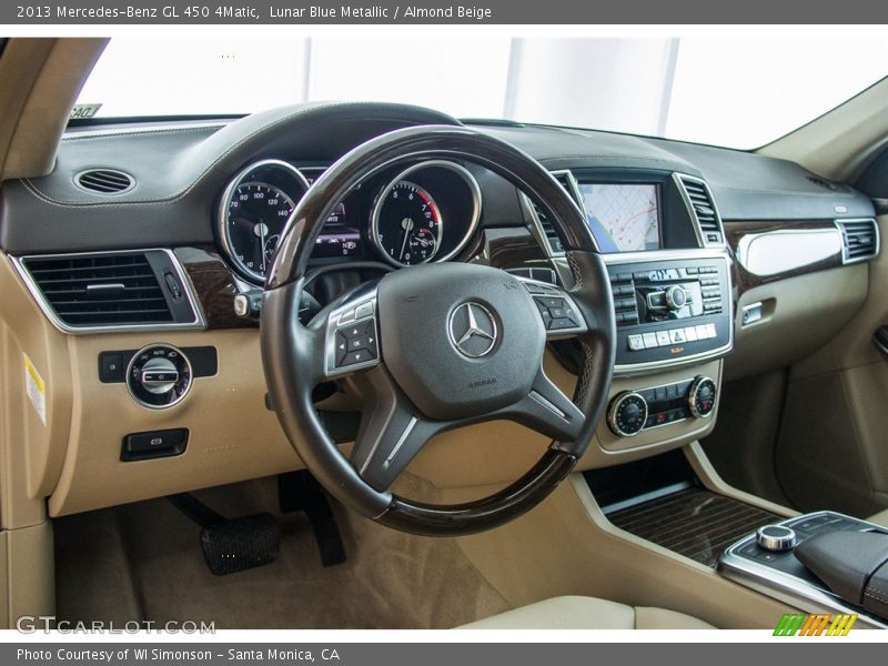 Lunar Blue Metallic / Almond Beige 2013 Mercedes-Benz GL 450 4Matic