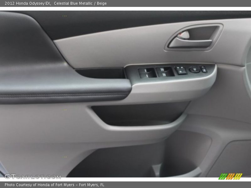 Celestial Blue Metallic / Beige 2012 Honda Odyssey EX