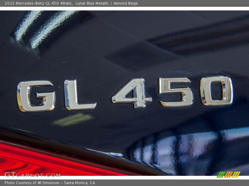 Lunar Blue Metallic / Almond Beige 2013 Mercedes-Benz GL 450 4Matic