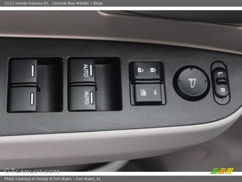 Celestial Blue Metallic / Beige 2012 Honda Odyssey EX
