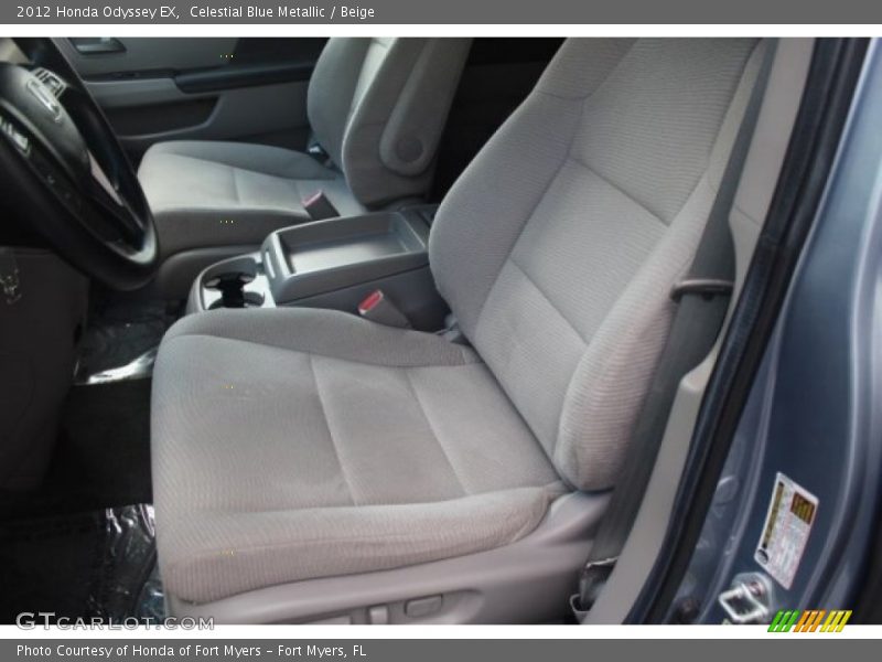 Celestial Blue Metallic / Beige 2012 Honda Odyssey EX