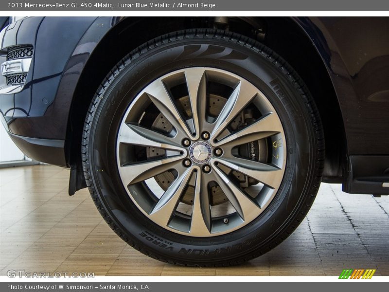 Lunar Blue Metallic / Almond Beige 2013 Mercedes-Benz GL 450 4Matic