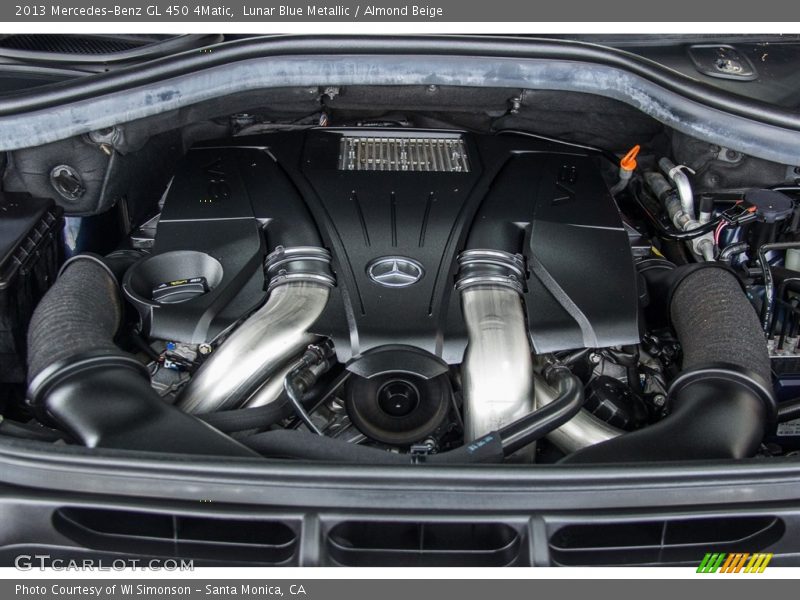 Lunar Blue Metallic / Almond Beige 2013 Mercedes-Benz GL 450 4Matic