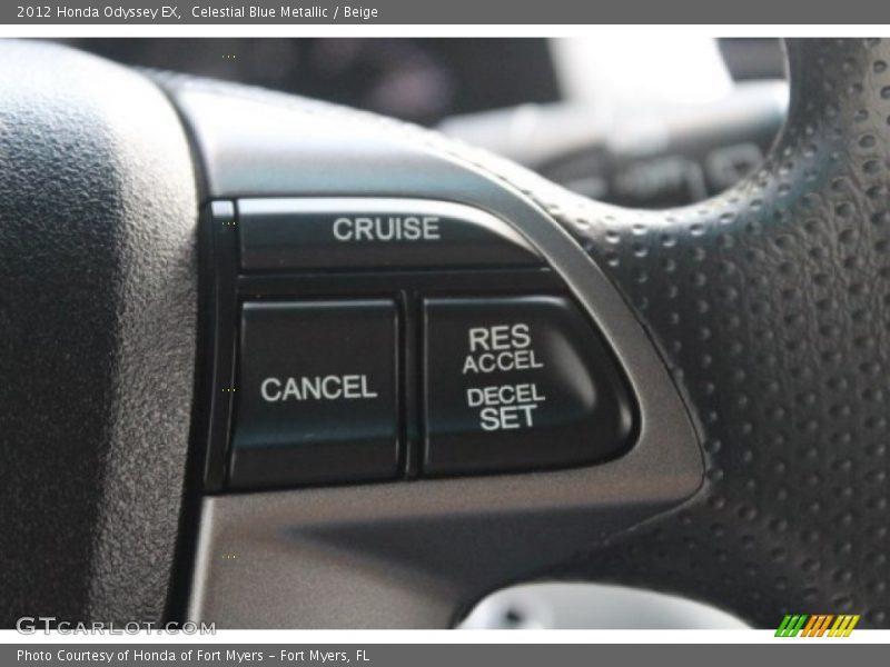 Celestial Blue Metallic / Beige 2012 Honda Odyssey EX