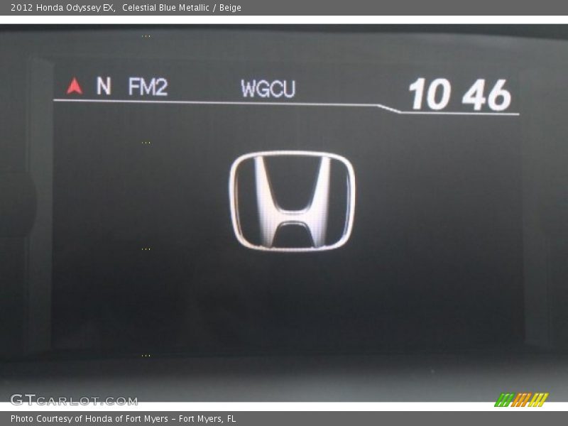 Celestial Blue Metallic / Beige 2012 Honda Odyssey EX