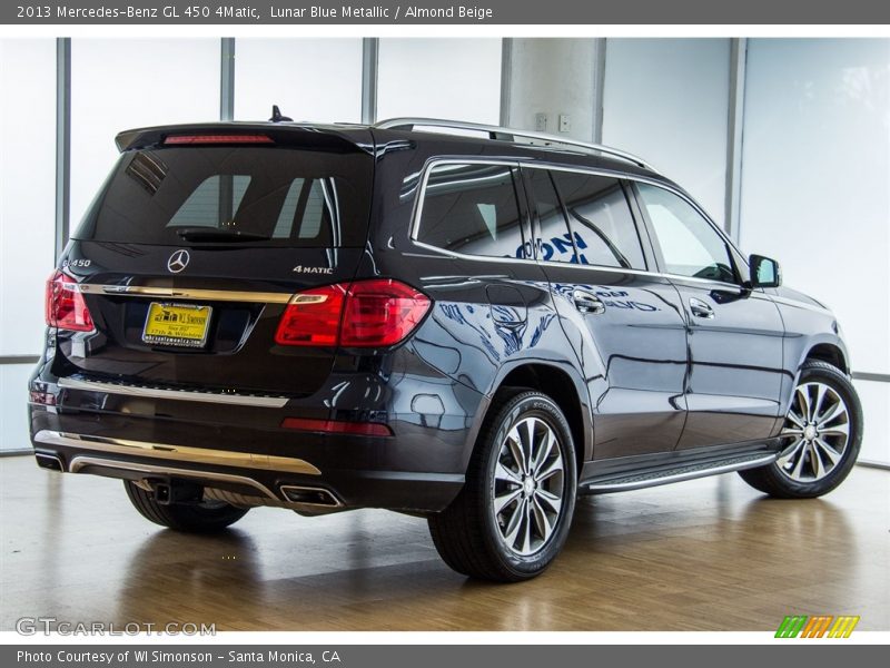 Lunar Blue Metallic / Almond Beige 2013 Mercedes-Benz GL 450 4Matic