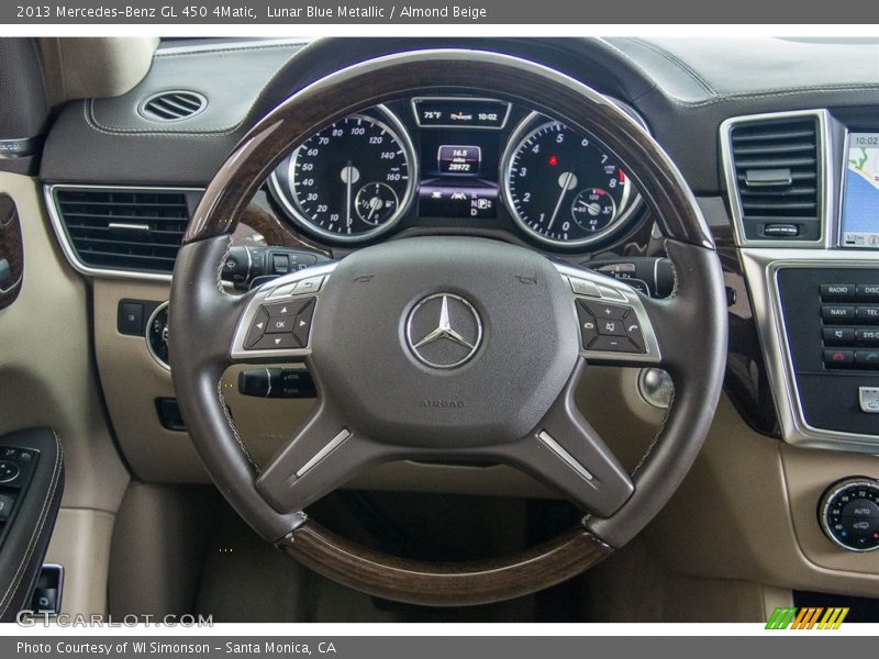 Lunar Blue Metallic / Almond Beige 2013 Mercedes-Benz GL 450 4Matic