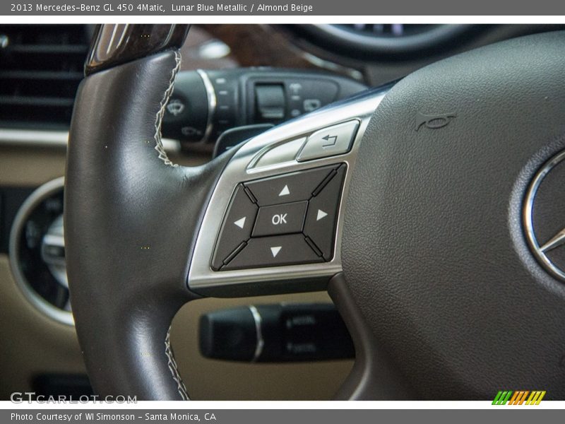 Lunar Blue Metallic / Almond Beige 2013 Mercedes-Benz GL 450 4Matic
